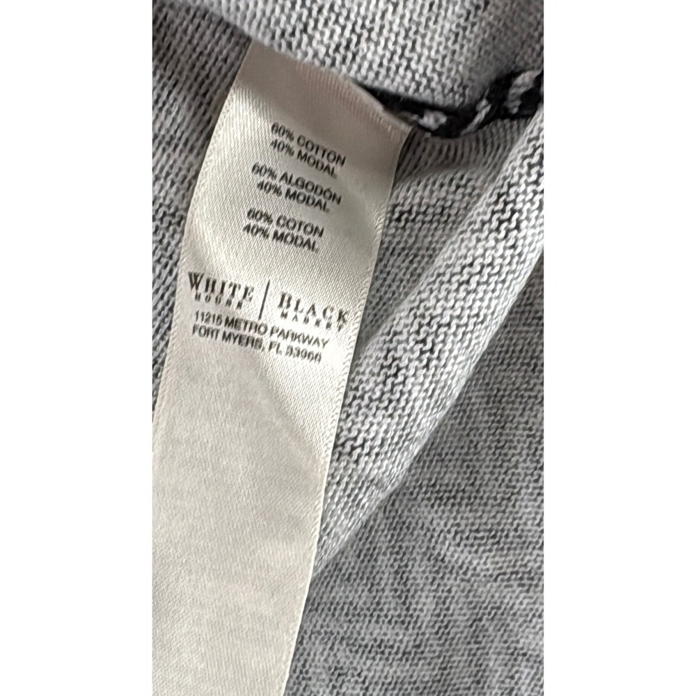 White‎ House Black Market Women's Sweater Size S Herringbone Elbow Patch - Picture 9 of 10